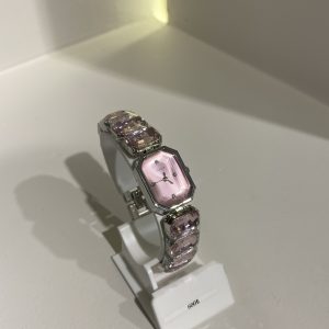 Saat Taşlı Tasarım Pembe